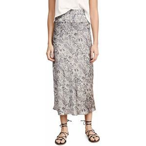 Free People Normani Bias Printed Midi Skirt Sz 12